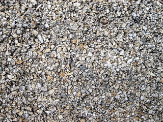 Small stone texture. The surface of the decorative crushed stone.