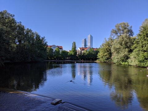 Schwabinger See (Schwabing lake) in the north of Munich