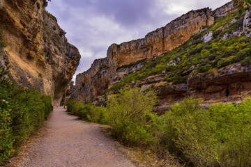 canyon in the mountains
Foz del Lumbier Navarra - Spain 
