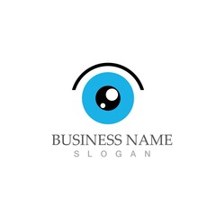 Eye Care vector logo design