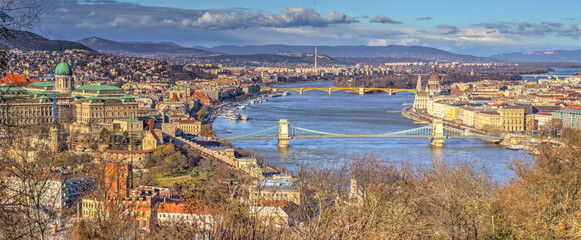 Fototapeta na wymiar Budapest cityscape, HDR Image
