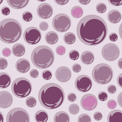 Full Seamless Circle Texture Print Pattern. Dress Fabric. Burgundy Background Vector. Design for Textile and Home Decoration. 