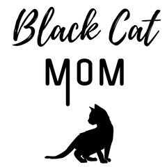 Black cat mom