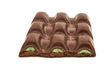chocolate bar with pistachios