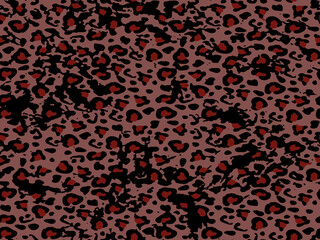 Full seamless leopard cheetah animal skin pattern. Design for textile fabric printing. Suitable for fashion use.