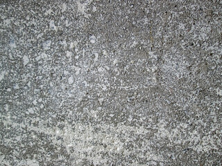 Damaged porous concrete slab. granularity and grooves on the stone surface of the hardened cement.