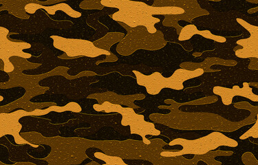 Full seamless camouflage texture skin pattern vector for military textile. Usable for Jacket Pants Shirt and Shorts. Dirty army camo masking design for hunting fabric print and wallpaper.
