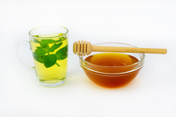 Tea with melissa and honey