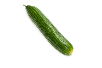 Cucumber isolated on white background.