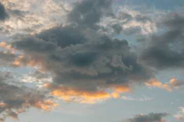 Fototapeta premium Blue sky with clouds