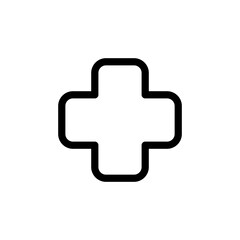 Medical Cross Icon Design Vector Template illustration