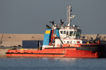 Nave attraccata al porto