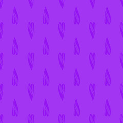 pattern with purple hearts