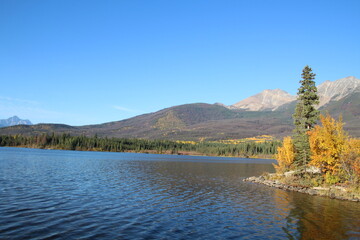 October On The Water, Jasper National Park, Alberta