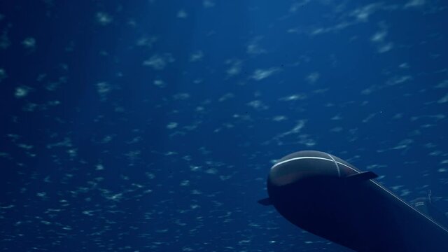 U-Boot Submarine unter Wasser