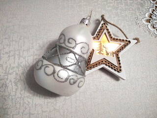 ornaments, card, christmas, decorated, decoration, baubles, stars, merry, , ornate, cone, xmas