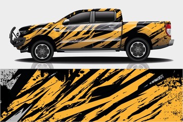 Car wrap graphic racing abstract background for wrap and vinyl sticker