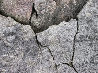 Strong sandstone masonry. The frozen wall of a fortified building.