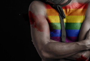 LGBT Man hiding to being gay transgender. anti gay laws punished gay from of same sex sexual activity. complicated relationship. LGBT Movement