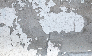 traces on a grey concrete wall