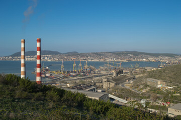 view of the city