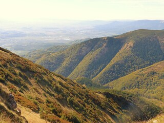 landscape of the mountains