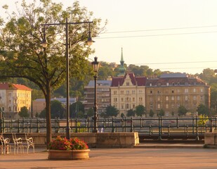 panorama of the town country