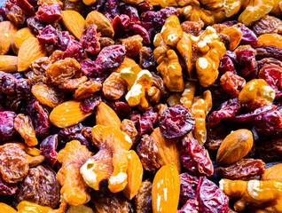 dried fruits and nuts