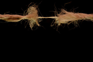 corda tesa che si spezza concetto di forza ultima speranza