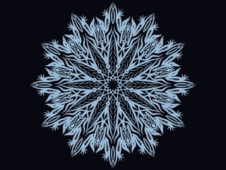 Mandala. Digital art illustration