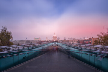  Millennium bridge and st Paul's