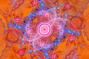 Positive Vibes Background Backdrop Orange Color for Web Page Cover or Other Concept