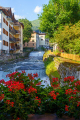 Fototapeta premium Ponte di Legno, old town in Brescia province, italy