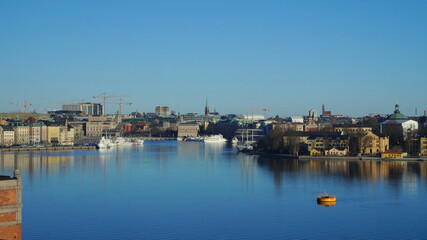 Fototapeta na wymiar beautiful view of Stockholm