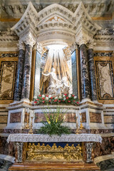Die Verzückung der Heiligen Teresa von Giovanni Lorenzo Bernini in der Kirche Santa Maria della...