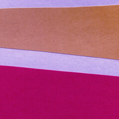 lue and violet torn paper collage close-up. Texture made from various paper and cardboard parts....