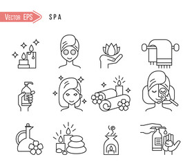 Water Icon Set. Contains such Icons as Tap, Faucet, Hot Water, No Water, Delivery and more. Expanded Stroke