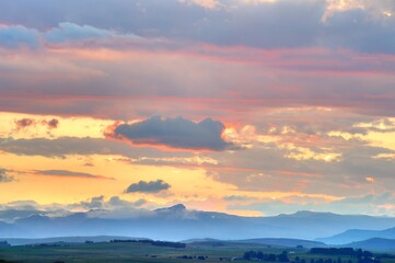 SUMMER CLOUDSCAPES, southern Drakensberg, Underberg, kwazulu Natal, South Africa