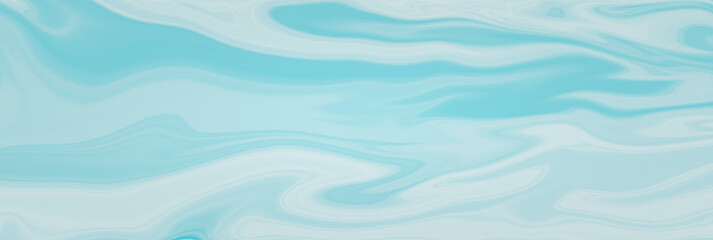Fototapeta premium White and light blue liquid inkscape abstract water background