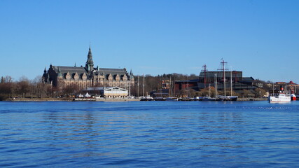 Fototapeta na wymiar The Nordic Museum of Stockholm 