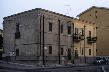 old building in the city