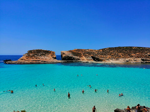 Malta comino blue lagoon, seascpe