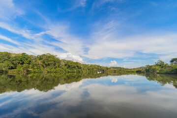 TERESOPOLIS, BRAZIL - FEBRUARY 01, 2021: Brazilian people have fun in pedal boat on Teresopolis, 2021, Brazil.