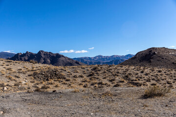 Abandoned garbage in the desert left over from old mine claim