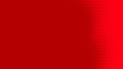 Dots halftone red color pattern gradient texture with technology digital background. Dots pop art comics with summer background.