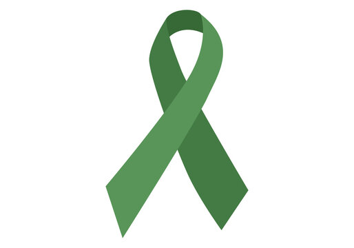 Lazo verde por el glaucoma de los ojos.