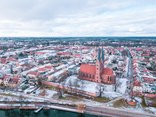 Neuruppin Sky Panorama Winter