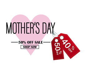 Mother's Day Sale banner stock illustration

