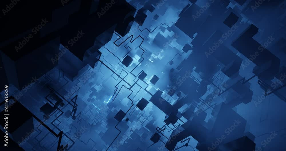 Poster lightning neon high tech digital city and data abstract. glowing data and circuitry design or inform