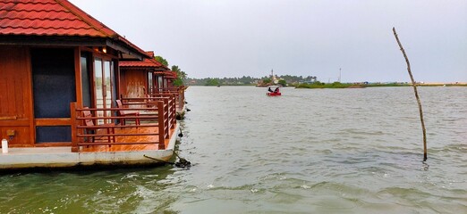 boat on the river
